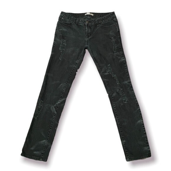 RUE21 denim men's jeans distressed dark navy size 29 - Picture 1 of 3